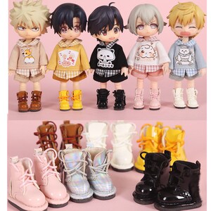 obitsu11 shoes ob11 High boots snow boots 1/12 BJD shoes Nendoroid High boots