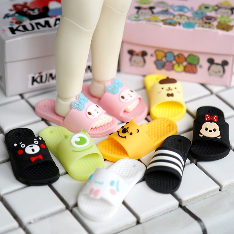 Yosd doll slipper 1/6 BJD SD slipper easy matching doll cartoon slipp…