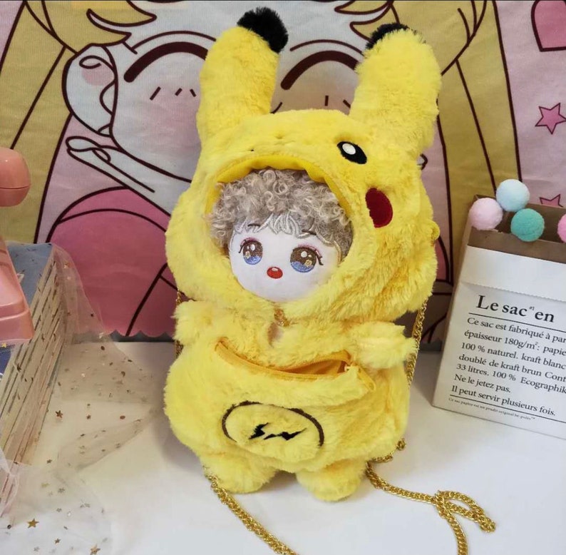 20CM Cotton Doll Bag Going Out Bag Plush Cute Messenger Bag Etsy