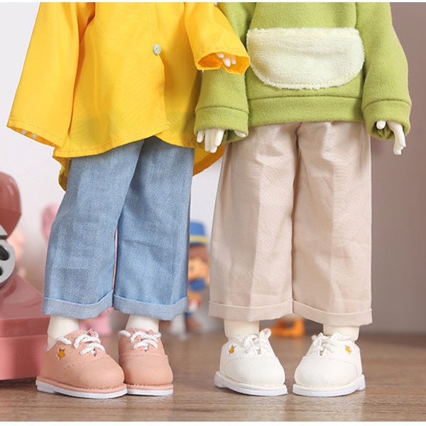 YOSD doll clothes casual pants 1/6 BJD SD doll jeans clothes Cute lovely Leisure Simplicity short pants trousers easy matching doll gift