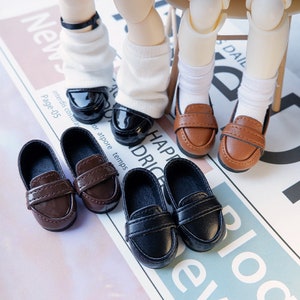 leather shoes Uniform shoes 1/6BJD clothes YOSD shoes 4 colors