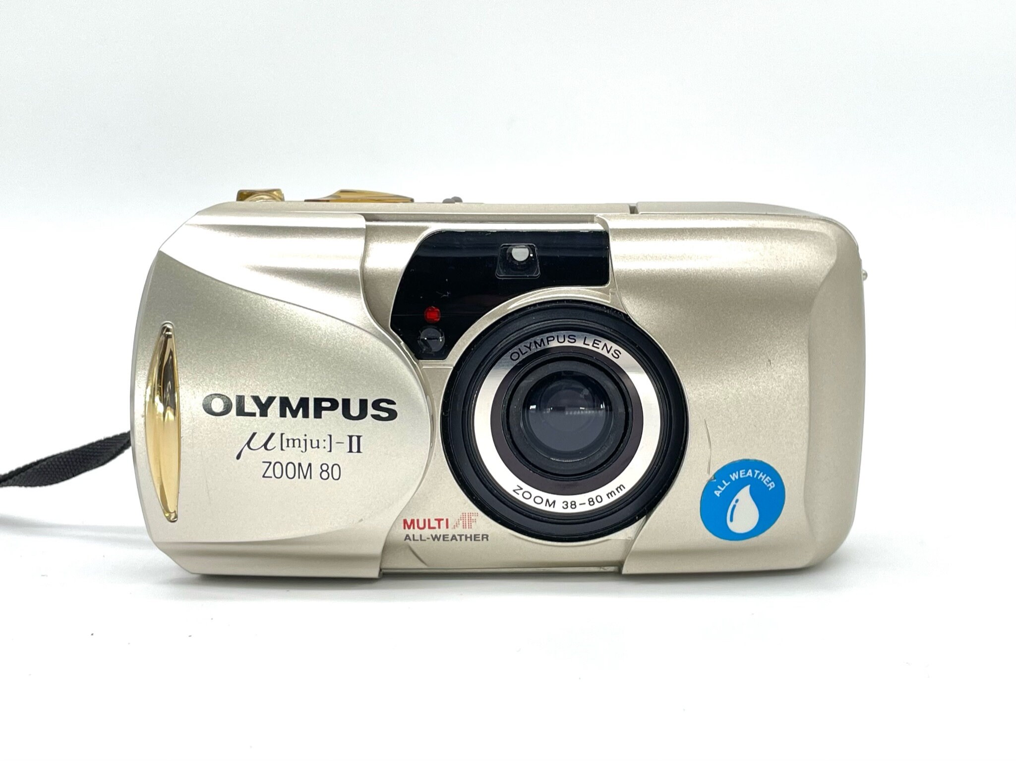 ダークブラウン 茶色 OLYMPUS Stylus Epic Zoom 80 フィルムカメラ