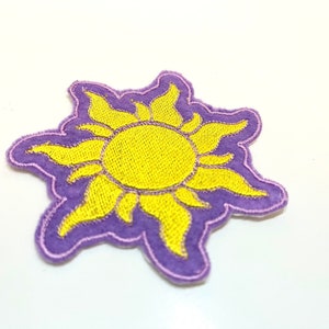 Tangled Flower Iron On Patch