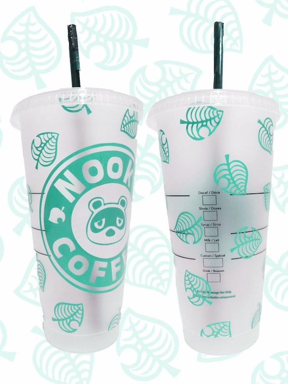 Animal Crossing Nook Starbucks 24oz Cold Cup 