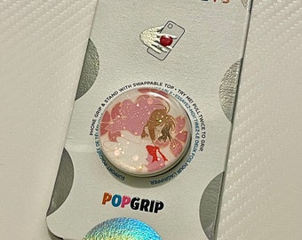 Sakura Inspired Phone Grip, Phone Socket, Pop Grip