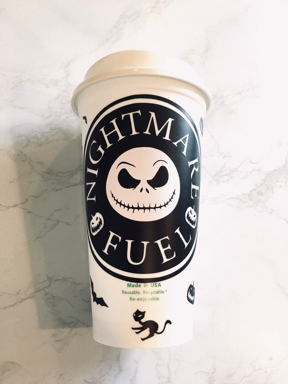 Nightmare Before Christmas Starbucks Cup Etsy