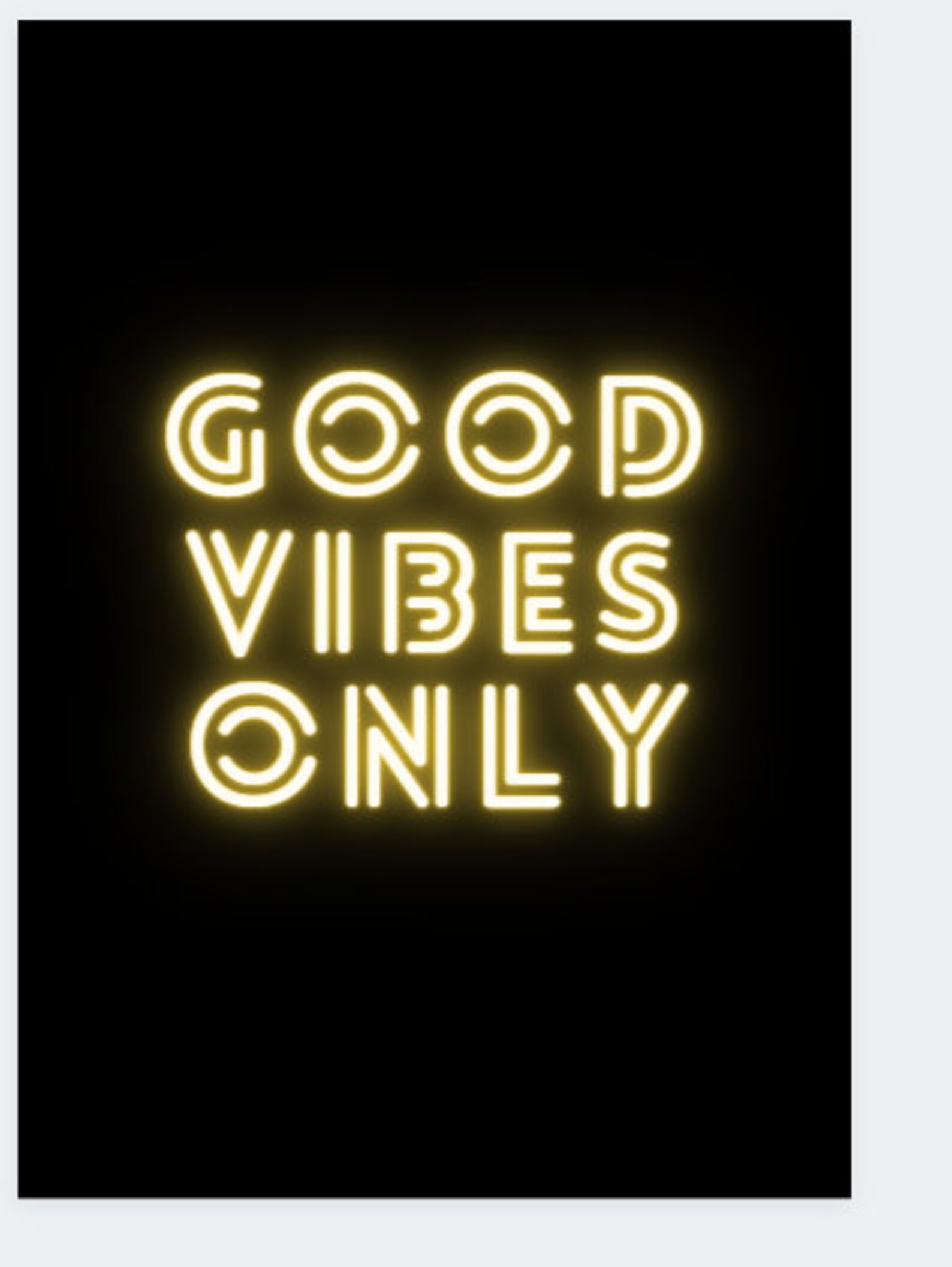 A4/A3 Customisable Neon Sign Digital Art Print/ Personalised Etsy