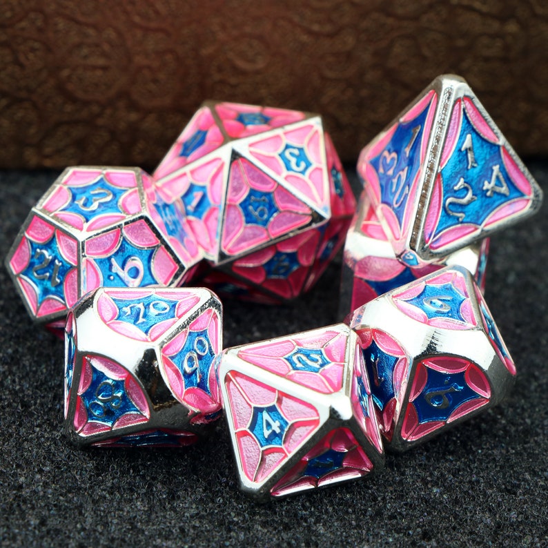 Full Set DnD Dice Set Engraved/Carving for Dungeons & Etsy