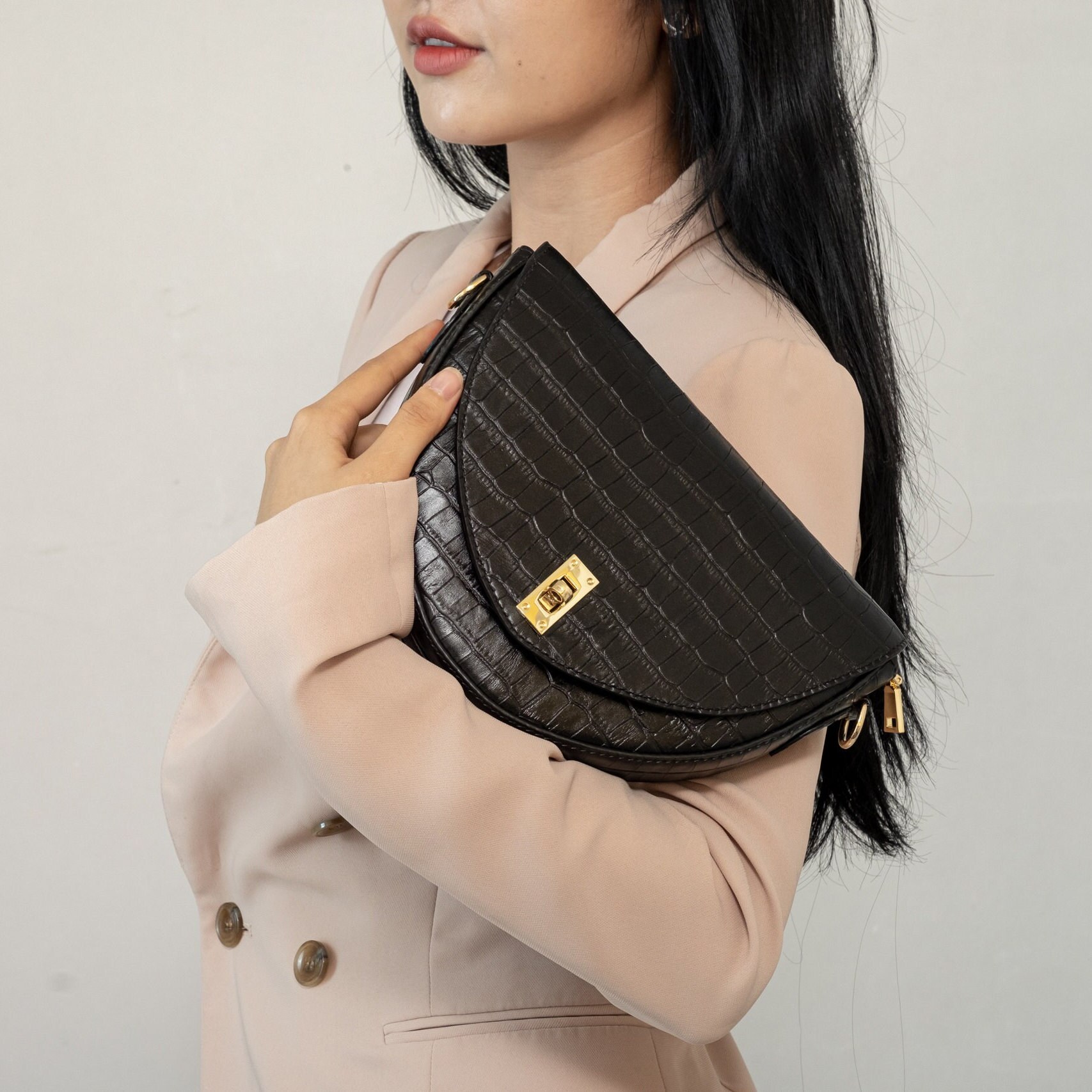 Leren Schoudertas Kalfsleer Pruim | Boutique - Boutique Leren Schoudertas Kalfsleer Pruim | Boutique - Boutique