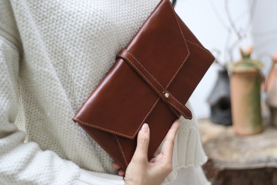 Small Leather Envelope Bag