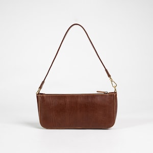 Baguette Bag | Classic 90&#39;s Handbag | Brown Leather
