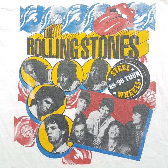 Vintage 1989 The Rolling Stones Steel Wheels '89-… - image 2