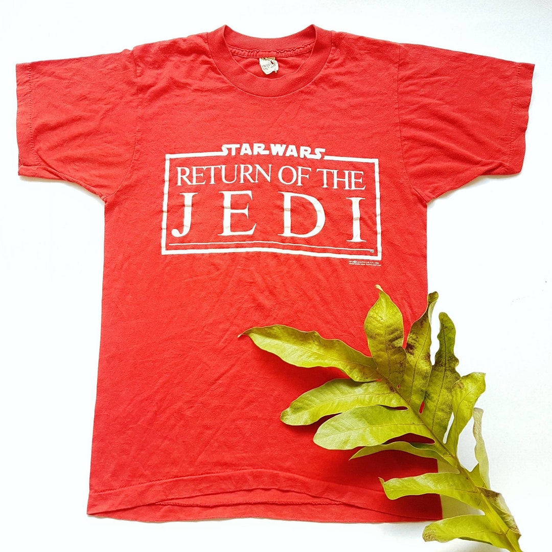 Vintage 1983 Star Wars Return of the Jedi Movie Promo T Shirt Size