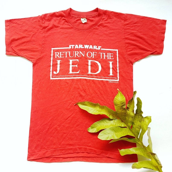 Vintage 1983 Star Wars Return of the Jedi Movie Promo T Shirt Size
