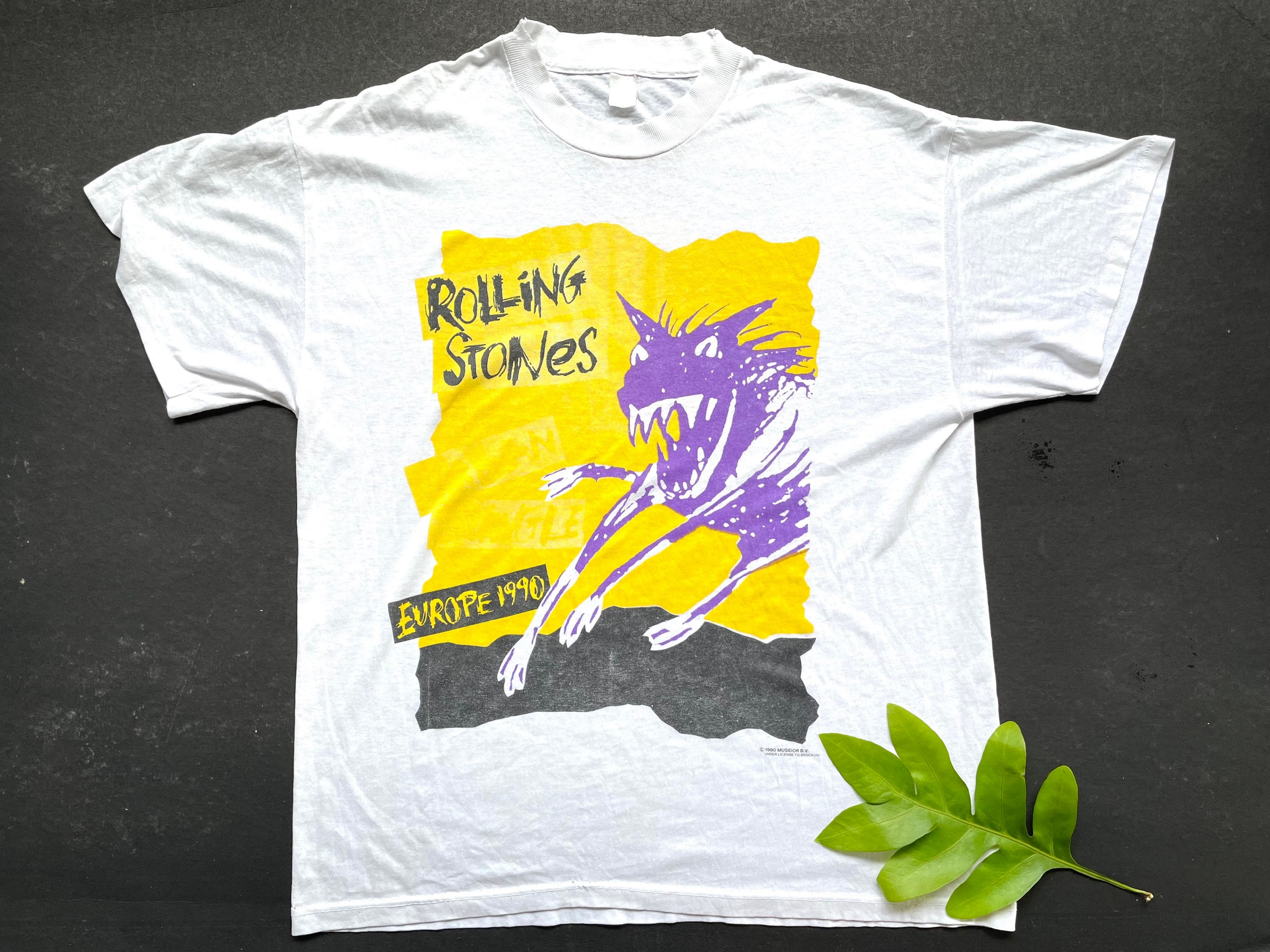 ローリングストーンズ 1990 urban jungle ツアーTシャツ ホワイト