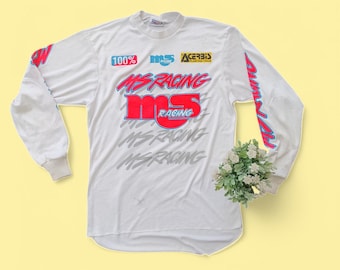 Vintage MSR Motocross Jersey: 90s Racing Shirt, Men's XL - Etsy