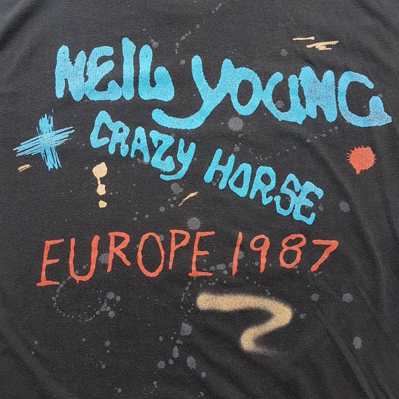 Vintage 1987 Neil Young And Crazy Horse Europe To… - image 6