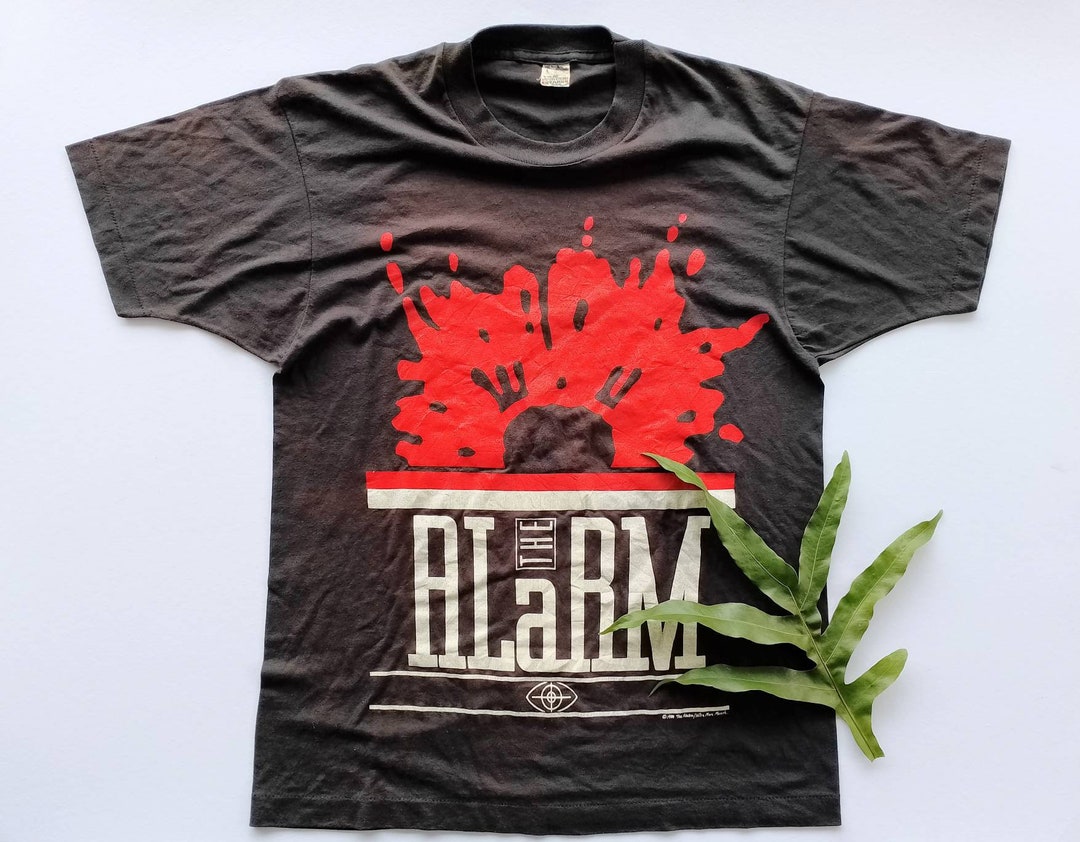 T-shirt The Alarm Eye Of The Hurricane Tour écran étoiles UB419