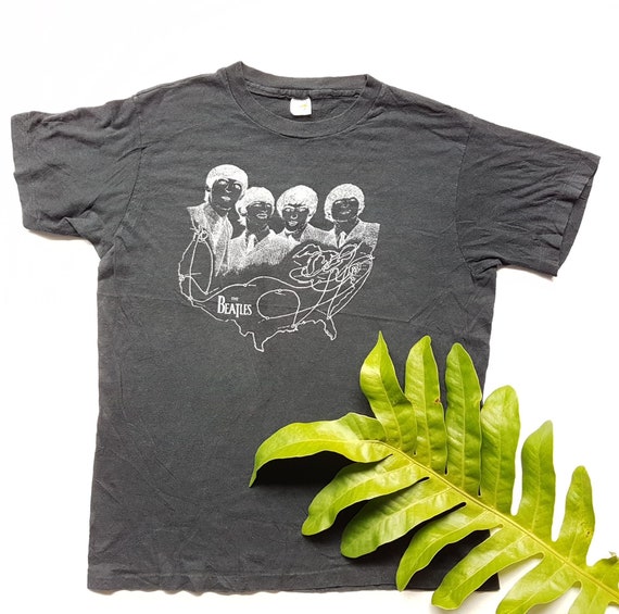 Vintage 70's The Beatles North American Tour T Shi