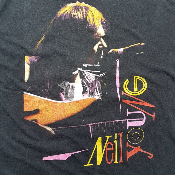 Vintage 1987 Neil Young And Crazy Horse Europe To… - image 2