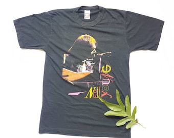 ニール・ヤングgreendale tourTシャツ Lサイズ Vintage 2003 Neil Young and the Crazy Horse Greendale Tour T