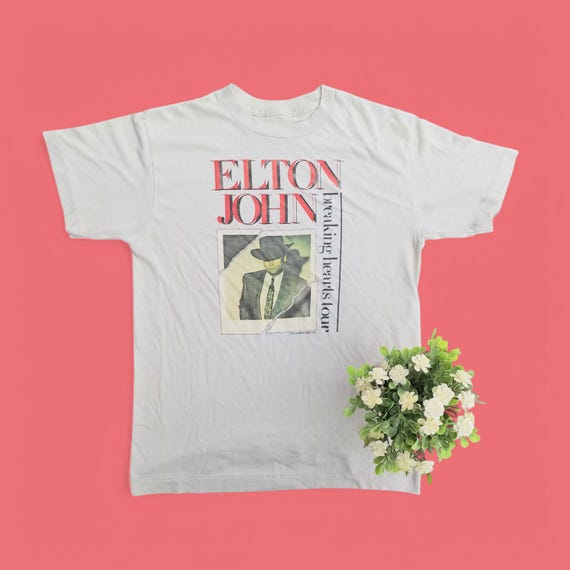 Vintage 1984 Elton John Breaking Hearts Tour Everybody