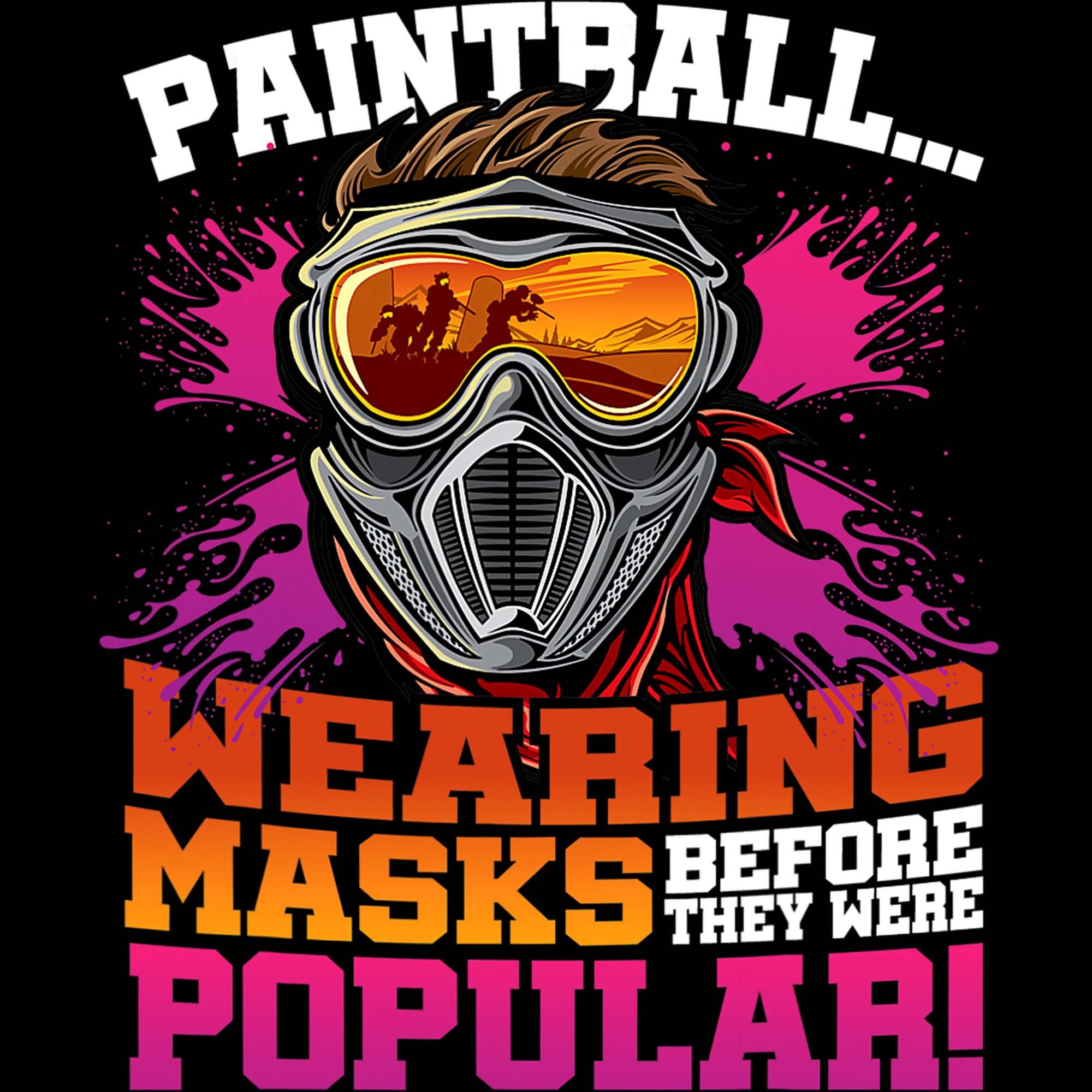 Funny Paintballing Designs Mask Pun Paintball Player Png Etsy