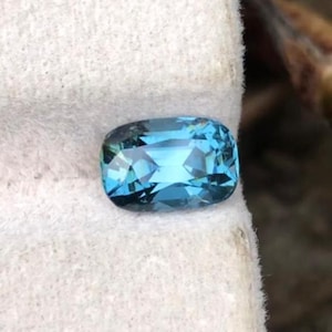 3.16 Carat Cobalt Spinel: Tanzanian Cushion Cut Gemstone