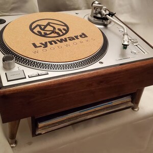 Gabinete/Caja/Base tocadiscos Walnut Mid Century para Technics | Etsy