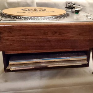 Gabinete/Caja/Base tocadiscos Walnut Mid Century para Technics | Etsy
