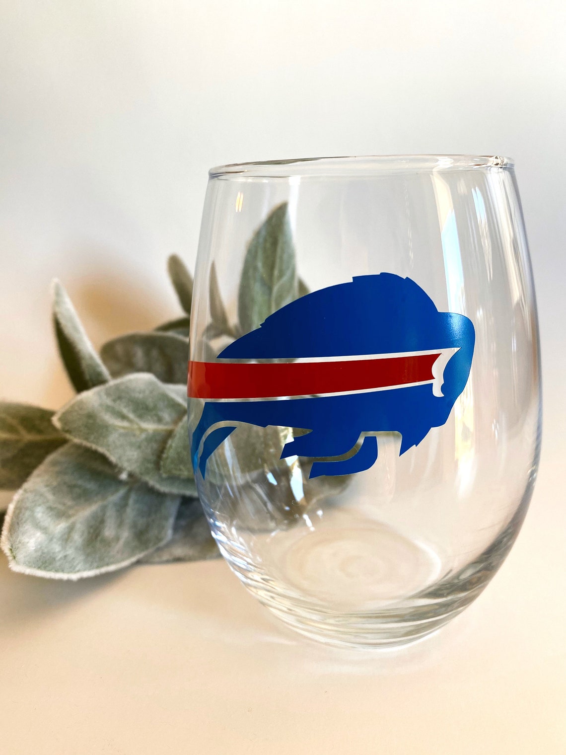 Buffalo Bills Wine Glass NFL Gifts Buffalo Bills Football Etsy