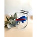 Buffalo Inspired Wine Glass, Buffalo Football, Bills Mafia, Birthday, Personalized Wine Glass, Custom Wine Glass, Christmas Gifts 