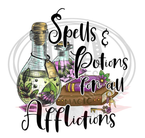 Spells and Potions for All Afflictions Digital Download Etsy