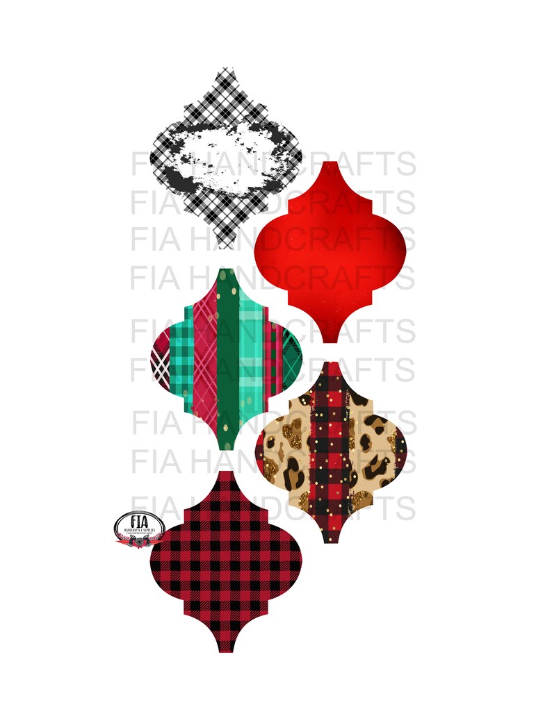 Lowes Tile Ornament Template SVG, PNG Satori Tile Christmas Buffalo