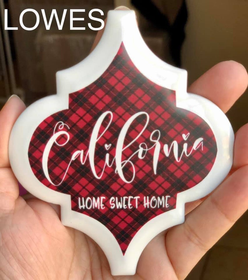 Lowes Tile Ornament Template SVG PNG Satori Tile Christmas Etsy