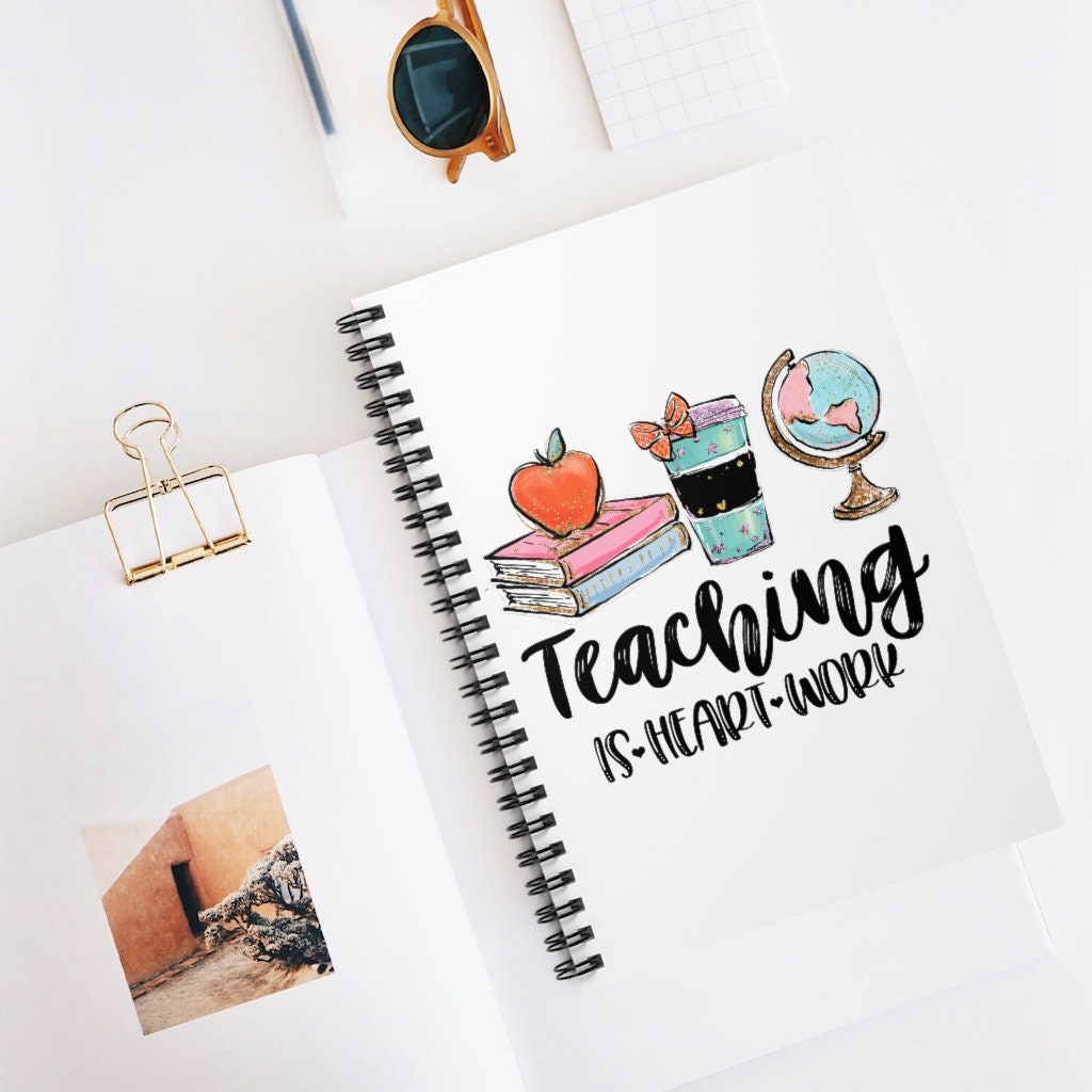 Notebook For Teacher Teacher Notebook Personalized Etsy