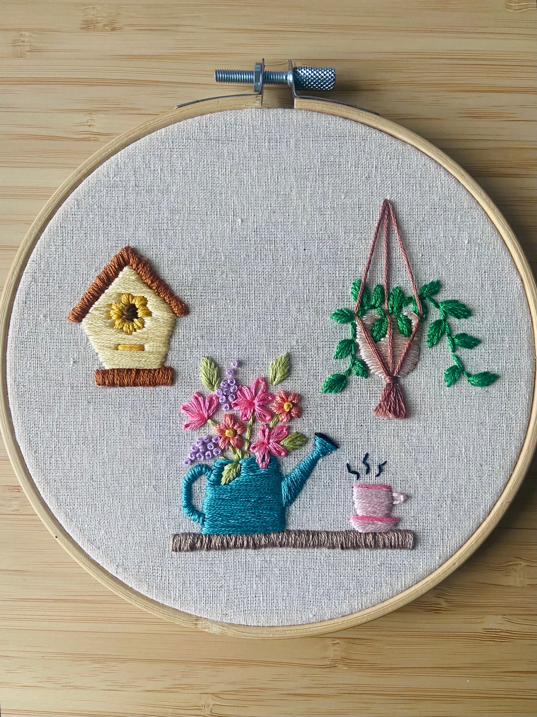 【GRAVER】23SS★ Flower Embroidery Bermuda Training Half Pt Kmart 43288601 Cross Stitch Kit Flowers Instruction Manual
