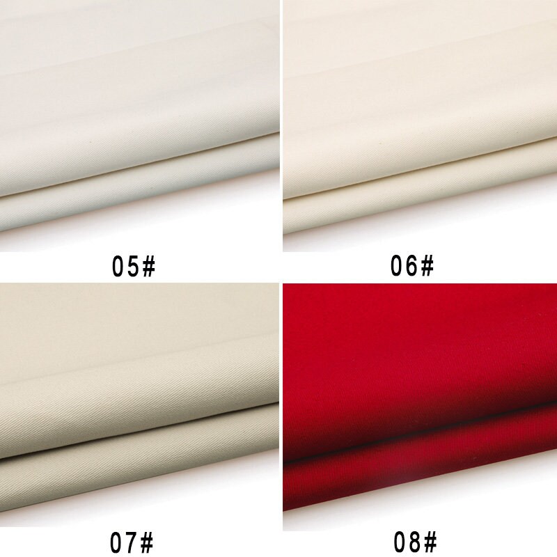 Solid Cotton Fabric Apparel Fabric Thick Fabric Twill Etsy