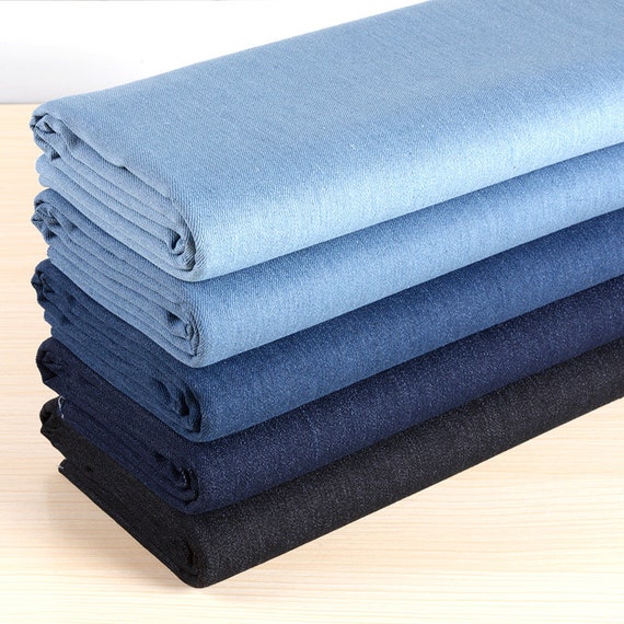 Tejido denim lavado tela denim suave tela de mezclilla elastica tela de mezclilla tela gruesa chaqueta pantalon tela de ropa por la media yarda Etsy Espana
