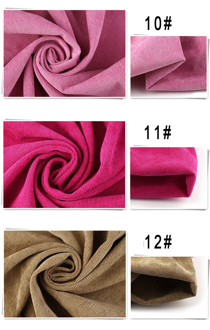 Corduroy Fabric Winter Fabric Coat Fabric DIY Cloth - Etsy