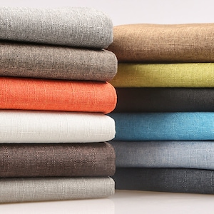 Sofa Fabric, Old Coarse Cloth, Cotton and Linen Canvas, Thick Linen, Pillow Fabric, Blackout Curtain Fabric, By the Half Yard