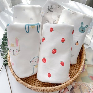 Baby-Baumwoll-Stoff, ein Baumwollstoff, Baby-Bettwäsche Stoff, Baumwollstoff für Bettwäsche, Pyjamas, Abdeckungen, gestrickte Stoff durch den halben Hof