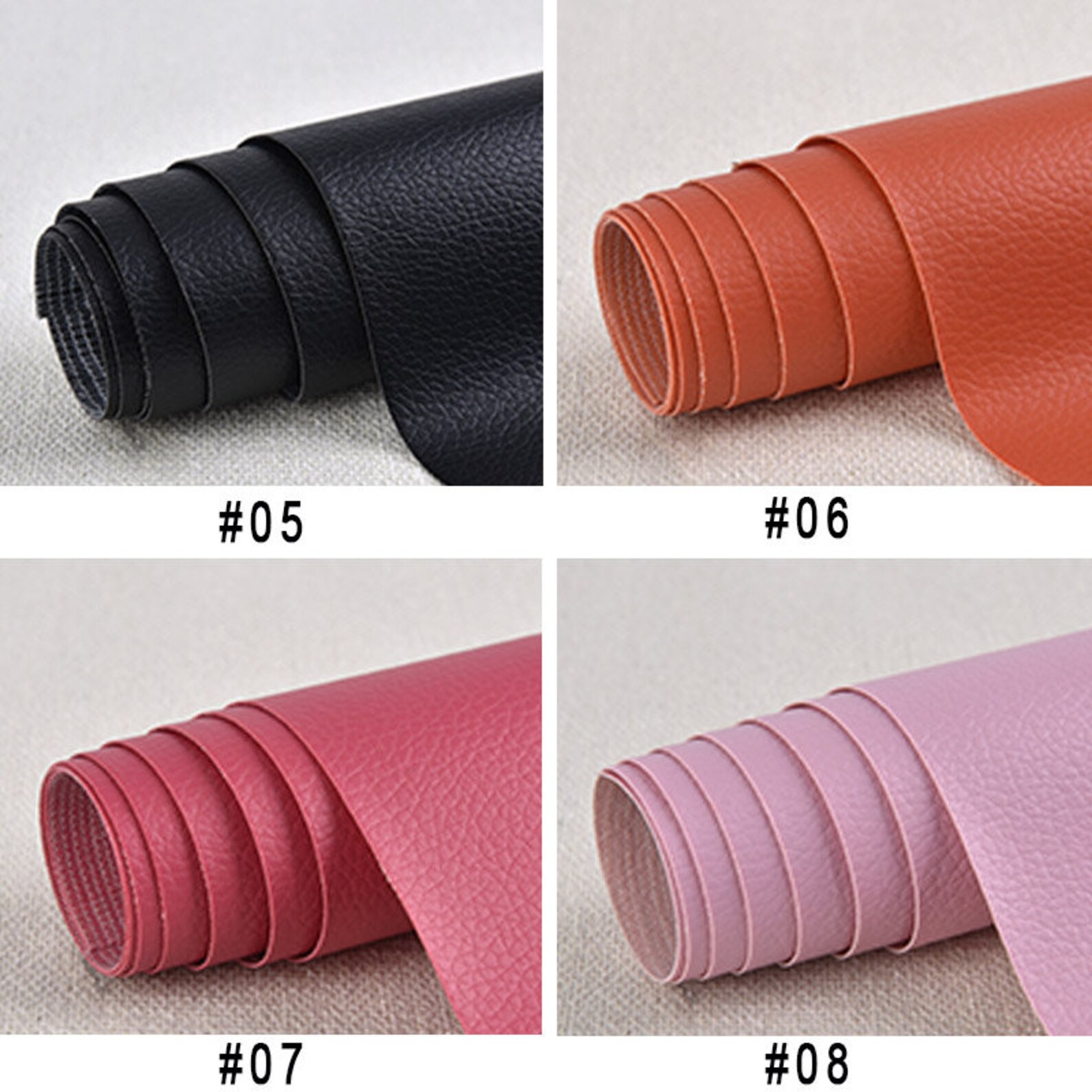 Selfadhesive Leather Fabric Faux Leather Fabric Artificial Etsy