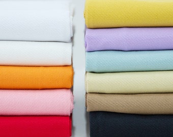 100% Cotton Denim Fabric, Washed Denim Fabric, Soft Denim, Thick Fabric, Jean Fabric, Apparel Fabric, Sewing Fabric, By The Half Yard