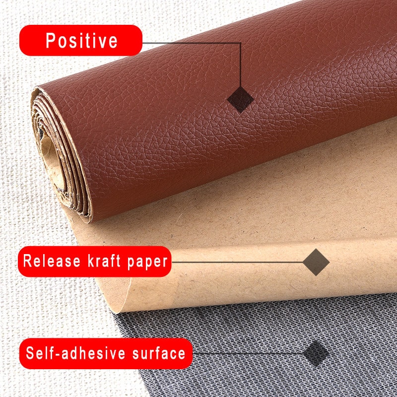 Selfadhesive Leather Fabric Faux Leather Fabric Artificial Etsy UK