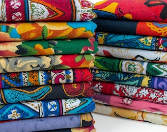 Boho Tissu, Tissu ethnique, Tissu africain, Tissu imprimé, Tissu DIY, Tissu décor maison, tissu de coton, tissu vintage par la demi-cour