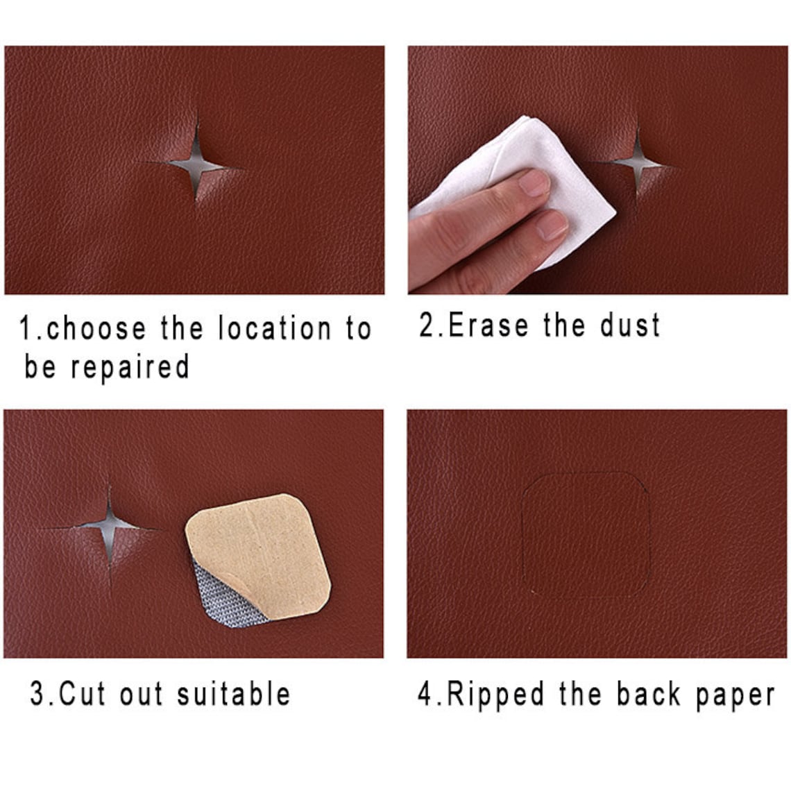 SelfAdhesive Leather Fabric Faux Leather Fabric Artificial Etsy