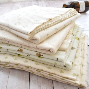 Class A 100% Cotton Fabric, Organic Colored Cotton ,Knitting Fabric,knitted Cotton,Organic Cotton, Knit Fabric,Baby Fabric, By The Half Yard