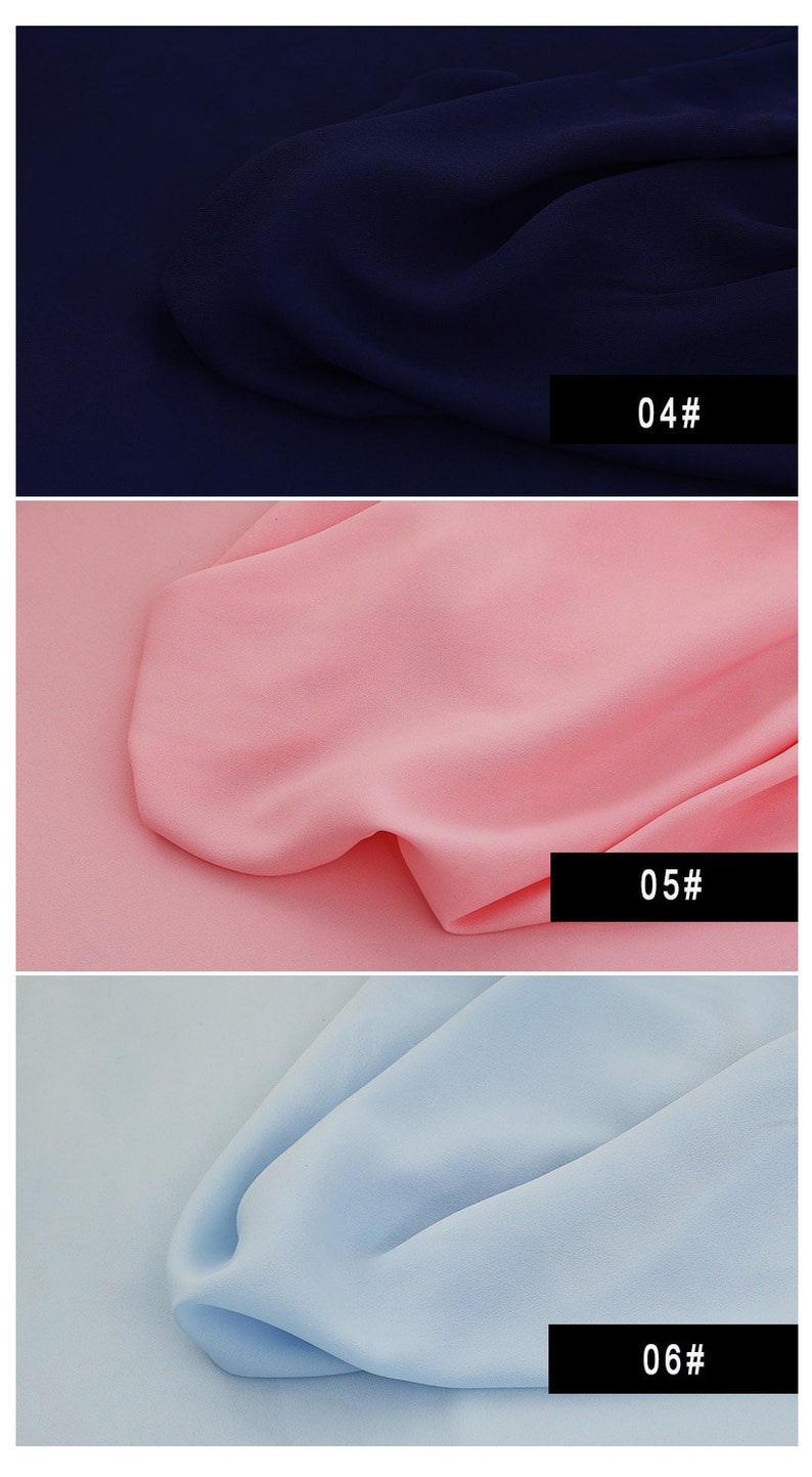 Chiffon Fabric Polyester Chiffon Garments Fabric Skirt - Etsy