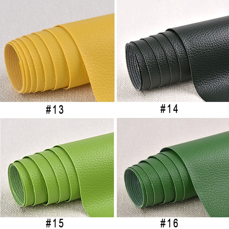 Selfadhesive Leather Fabric Faux Leather Fabric Artificial Etsy